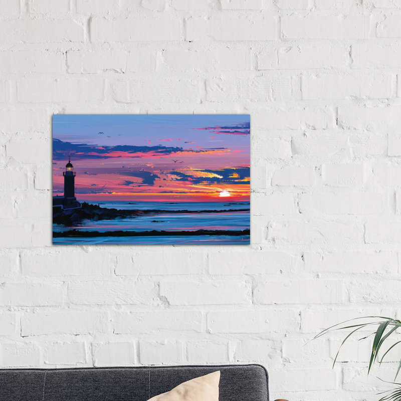 Guiding Light by Alena Aenami - Wrapped Canvas Print, 101.6 cm H x 66.04 cm W x 1.91 cm D