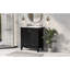 Meuble-lavabo multifonctionnel en bois massif Elegance pour salle de bain moderne