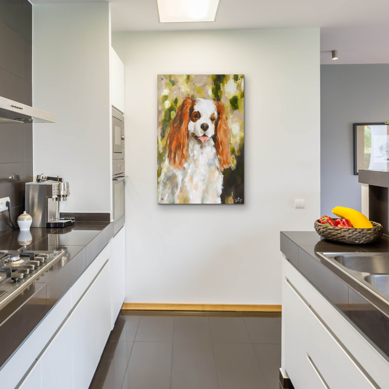 «Cavalier King Charles» par Solveiga, H 36 po x l 24 po x P 0,2 po