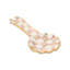 Mocha Check Ceramic Spoon Rest