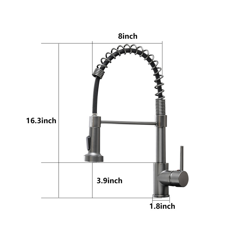 Robinet de cuisine à poignée simple Topcraft
