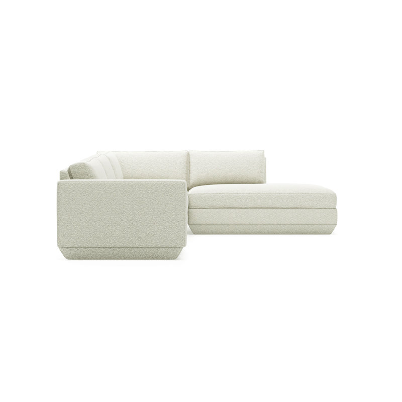 Podium 4 PC Lounge Sectional A, Fossil