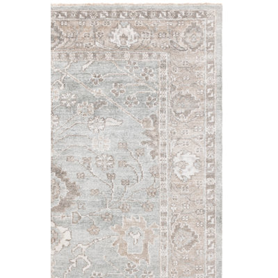 Oushak Hand Knotted Viscose Rug