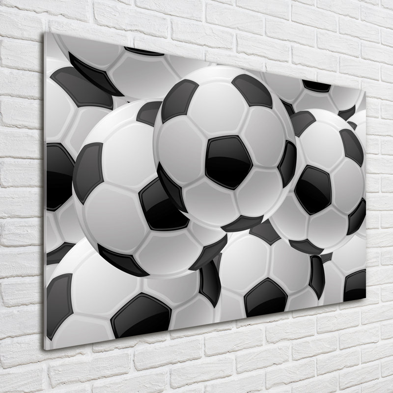 Football - No Frame Print on Glass