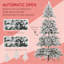 Arbre de Noël artificiel enneigé festif avec embouts de neige, arbre de Noël articulé-121069641