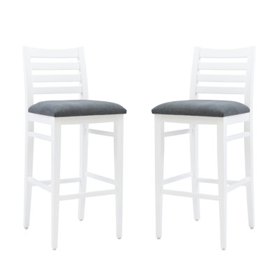 Flynn White Bar Stool