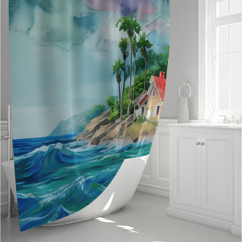 Rideau de douche Cullin, H 72 po x l 70 po