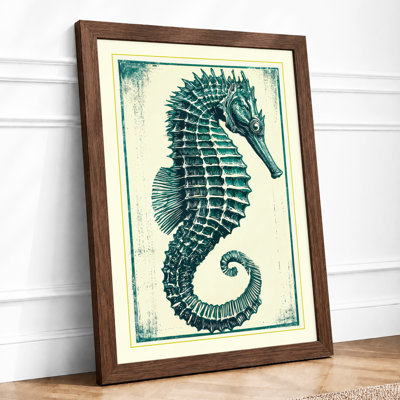 Seahorse Study Coastal - Print