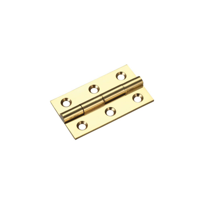 Butt Hinge, Polished Brass