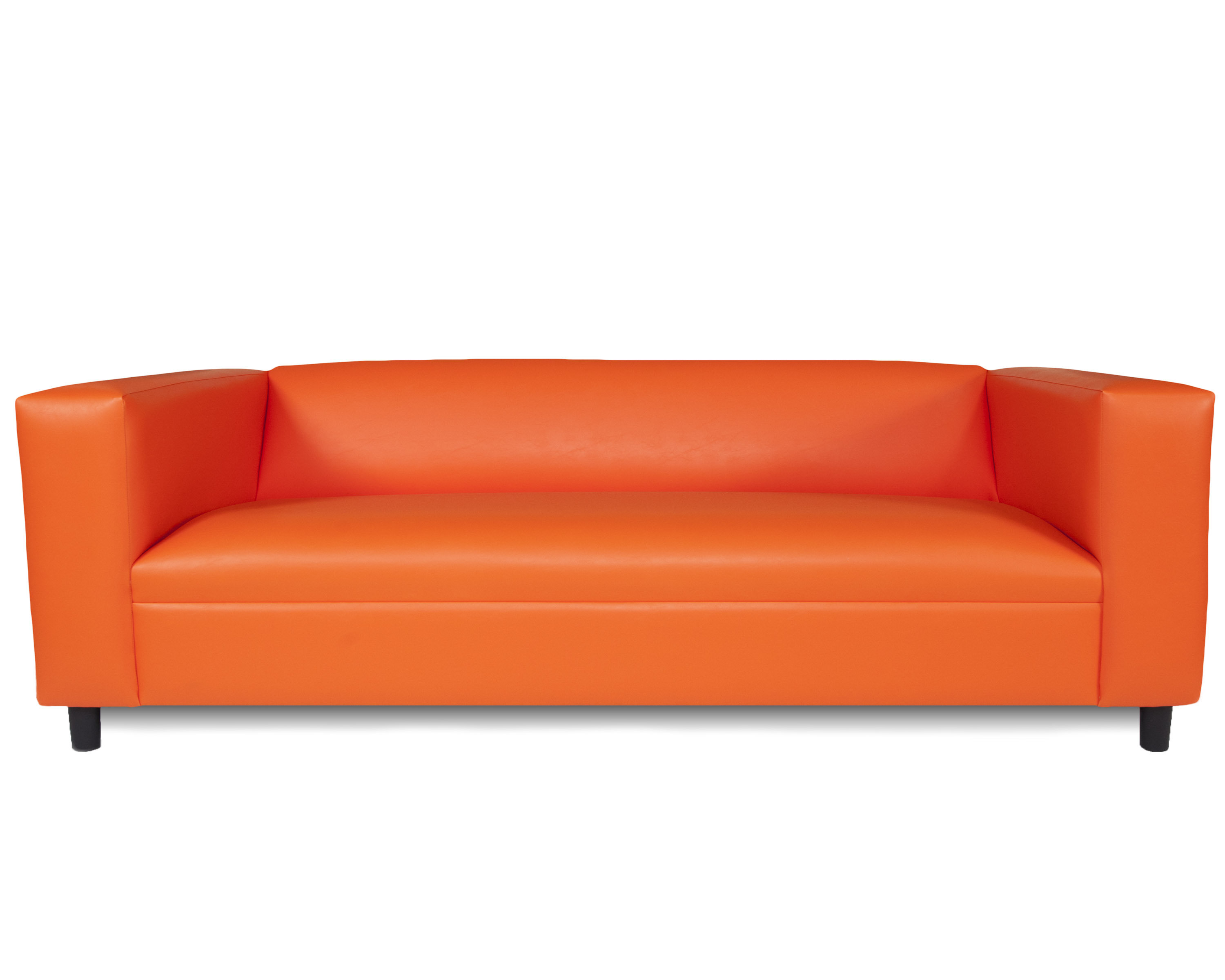 Latitude Run® Yania Modern Canal Faux 3Seater Leather Sofa for Living