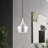Schultz 9.5" W Metal 1-Light Single Teardrop Pendant -1190447868