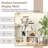 Ebern Designs 1 Pcs S-shaped Bookshelf Freestanding Stepped Etagere Bookcase With Anti-tipping Kits White