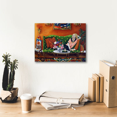 «Considérer les fleurs bonnes» par Catherine A Nolin, art mural sur toile