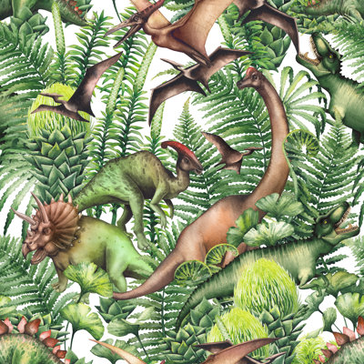 Myria Dinosaurs by Homunkulus28 - Wrapped Canvas Print