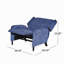 Fauteuil inclinable surdimensionné en tissu texturé-498436239