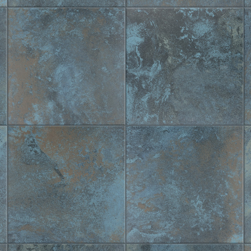 Biotech Ocean 12" x 12" Porcelain Stone Look Wall & Floor Tile, Green River