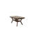 Classic Solid Wood Dining Table With Shelve - Rectangular Shape Finish Option