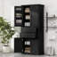 Armoire de rangement pour salle de bain Ridge avec tablettes réglables et 2 tiroirs-528287725