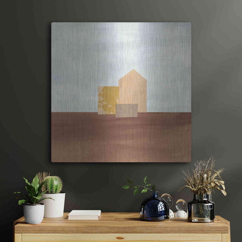 «Orward Ellis's Homeward II» par Courtney Prahl, art mural en métal, H 24 po x l 24 po