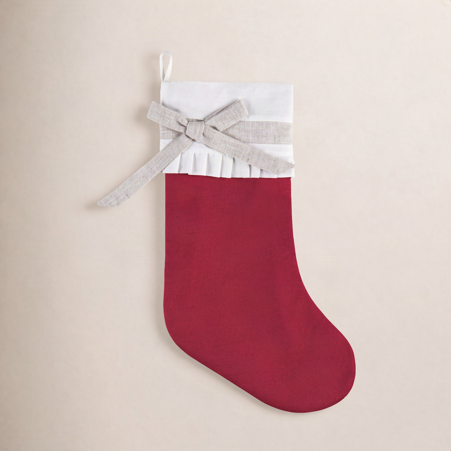 The Holiday Aisle® North Adams Stocking, Red