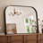 Plympton 24'' W Aluminum Frame Shatterproof Arch Wall Mirror-782197865-782197870