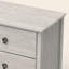 Commode double traditionnelle à 6 tiroirs avec pieds fuselés en bois massif Aleana-1635057369