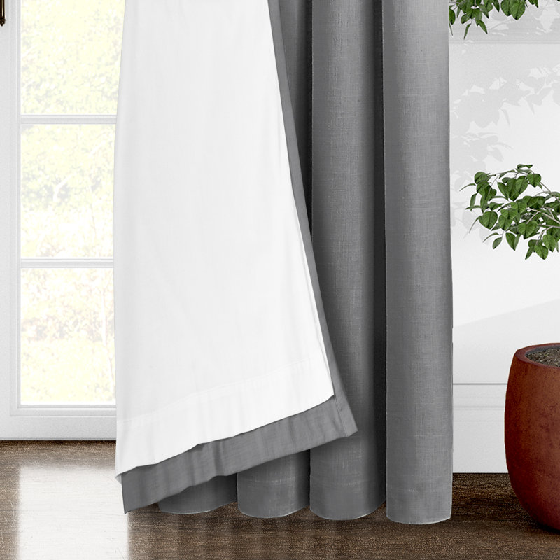 Elsie Linen Look, 50"W x 132"L, Shadow