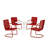 Kutcher 4 - Person Patio Dining Set with Round Table-2093778346