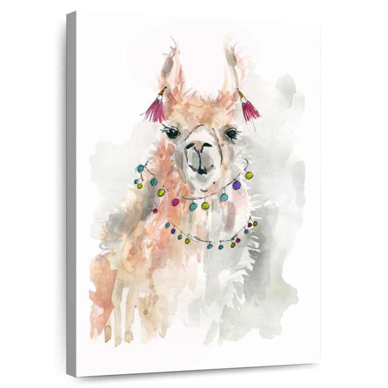 Brampt Llama Drama I, 36" H x 24" W