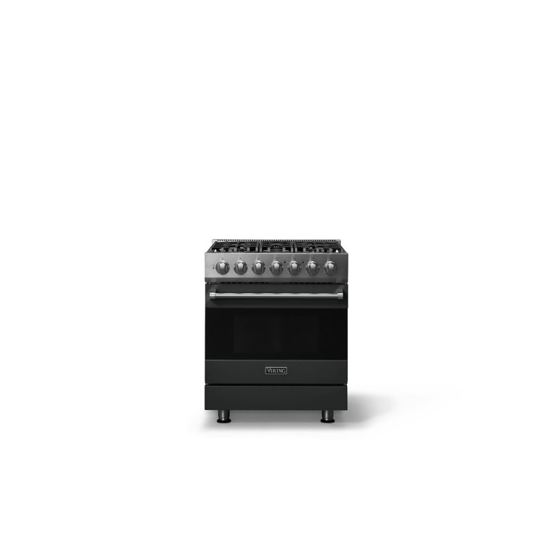 Viking30"W./24"D. Sealed Burner Range-5 Burners, Liquid Propane, Antique Bronze, Dual Fuel