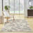 Aloha  Floral Beige Indoor/Outdoor Area Rug-1093815280