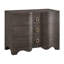 Fenwick Embossed 38" Wide Textural Raffia Wrapped Three Drawer Chest