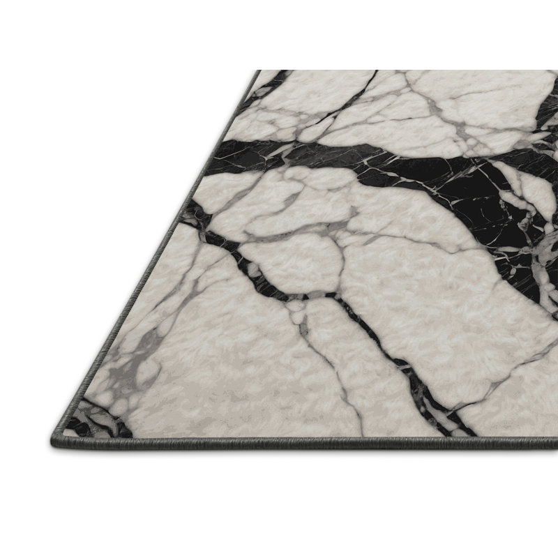 Tapis gris soyeux et moelleux, Carré 4 pi