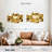 " Golden Abstract " 4 - Pieces-314564824