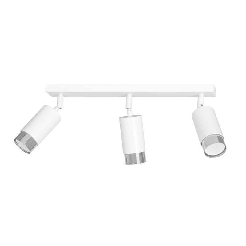Cromwell 62cm 3 -Light Track Kit, Chrome, White