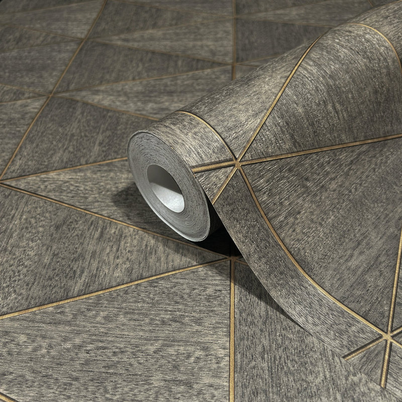 33cmm x 33cm Matte Wallpaper Roll, Brown