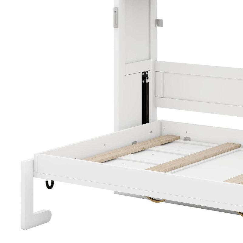 Lit escamotable simple avec lumière DEL, peut être plié dans une armoire, armoire murale dissimulée, peu encombrant
