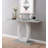 Reculver High Gloss and Glass Topped Console Table - Halo Design Hallway Table-751091762