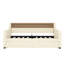 Lit de jour simple avec couchette beige-121107155