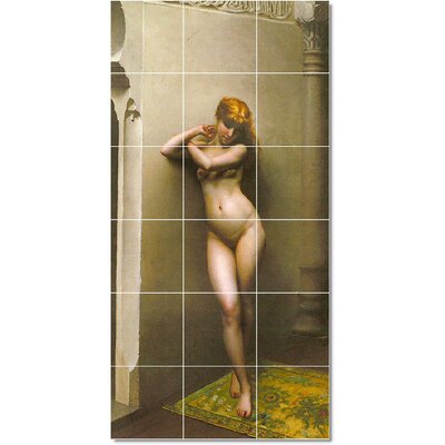 24"" x 48"" Ceramic Painting Decorative Mural Tile 8"" x 8 -  Picture-Tiles.com, W22402-L