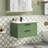 Ciarra Sharee 30" Wall Mount Single Bathroom Vanity Set with Sink Top, Zinc Alloy Faucet, Soft-Close Drawers-1702361454