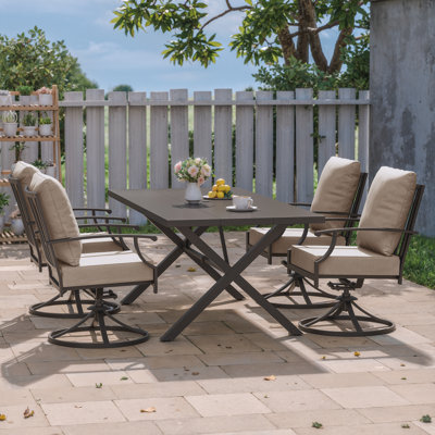 Ensemble de 4 chaises de patio pour l'extérieur