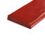 Antic Special 6" x 3" Glossy Ceramic Bullnose Tile Trim in Red