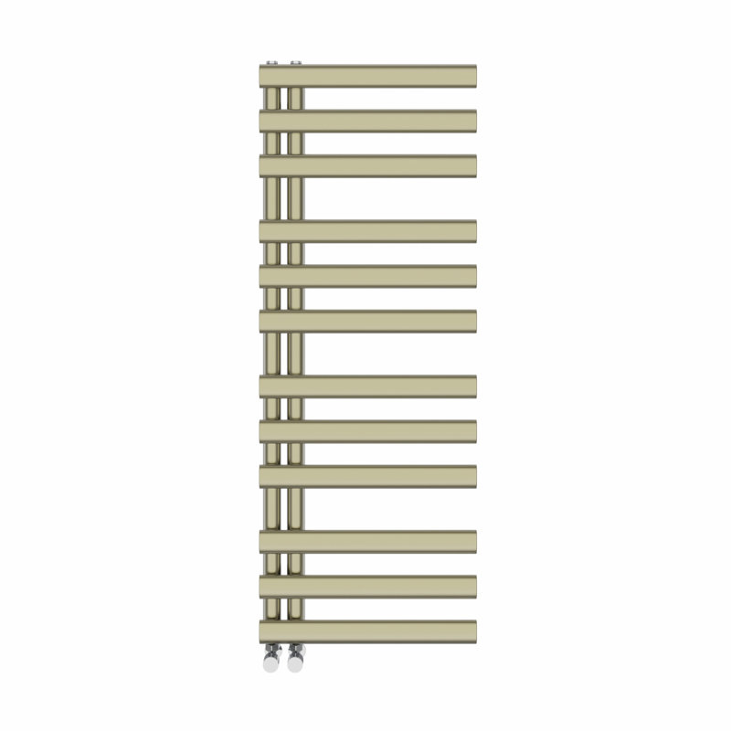 Arnetta Designer Towel Rail Heated Towel Rails, Brushed Brass