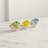 3-Piece Hand-Painted Stoneware Bird Figurines