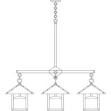 Evergreen 4 - Light Chandelier