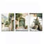 «Rustic Mediterranean Alley», reproduction sur toile 3 pièces - Cozy Living Space-1847944530