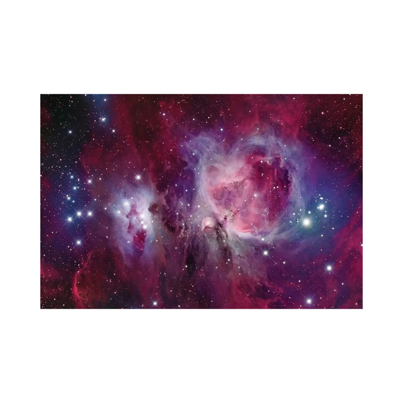 The Orion Nebula With Reflection Nebula (NGC 1977) by Roberto Colombari - Wrapped Canvas Print