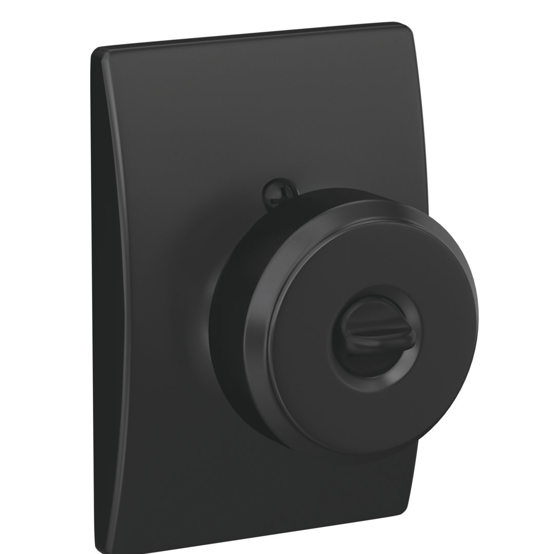 F Series Bowery Keyed Entry Knobset with Century Rosette Schlage 