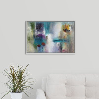 « turquoise rétablissement », peinture sur toile